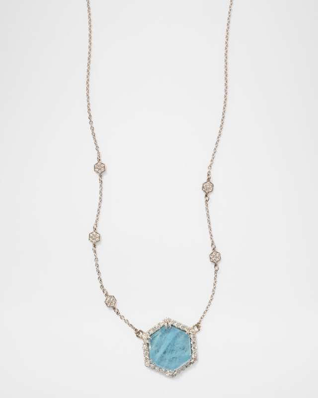 Eclipse Aquamarine Pendant